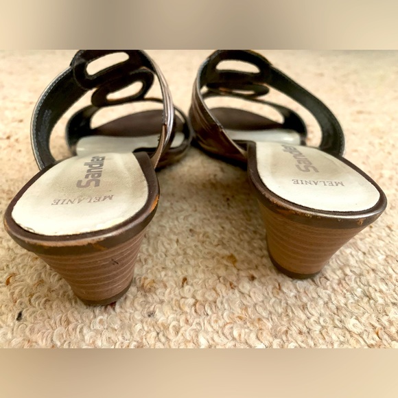 ✨Host Pick✨ Sandler Bronze Leather Mules Size 36 - Picture 5 of 7